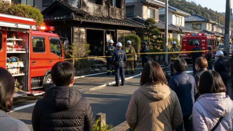 伊万里の住宅火災で子ども含む4人死亡 朝方の出火で住民に衝撃