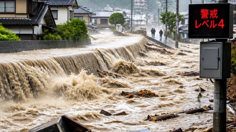 伊那市に「レベル4」大雨危険情報 発表
