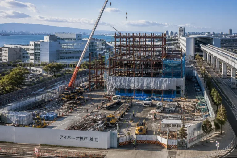 神戸・港島にライフサイエンス拠点「アイパーク神戸」着工