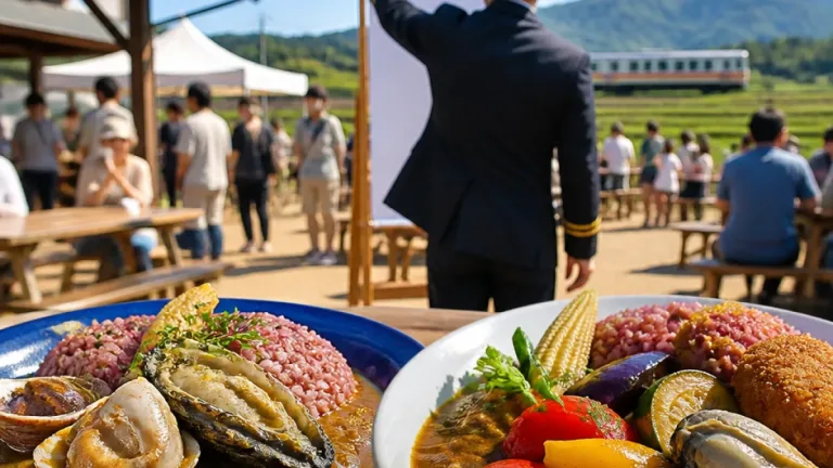 海の幸と畑の恵みを一皿に 諫早のカレーが駅長選に出品