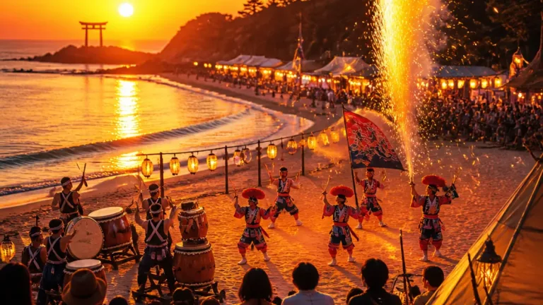 海辺で結ぶ伊勢志摩と沖縄の伝統、一夜の交流公演