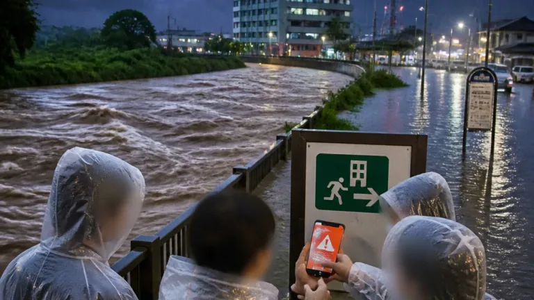 伊勢崎市で大雨警報が再発令 短時間で解除と再発を繰り返す事態に