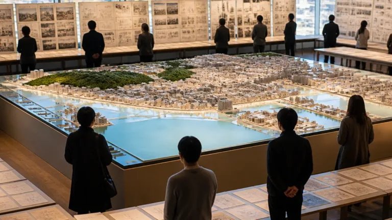 旧県立ホール計画展 会場を変え徳島市内で再開