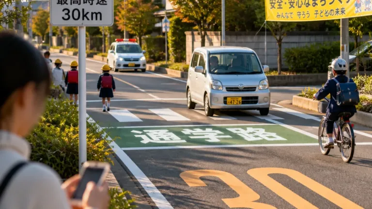 県の交通安全計画、生活道路を時速30キロに 「ながらスマホ」対策を強化