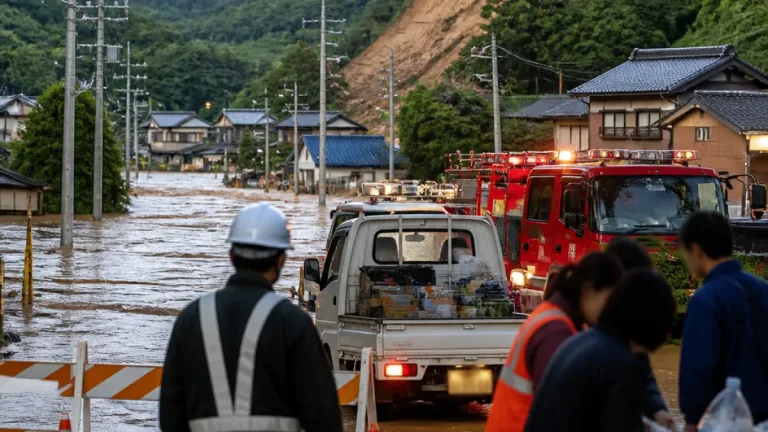 石川の大雨で３市町の一部が孤立