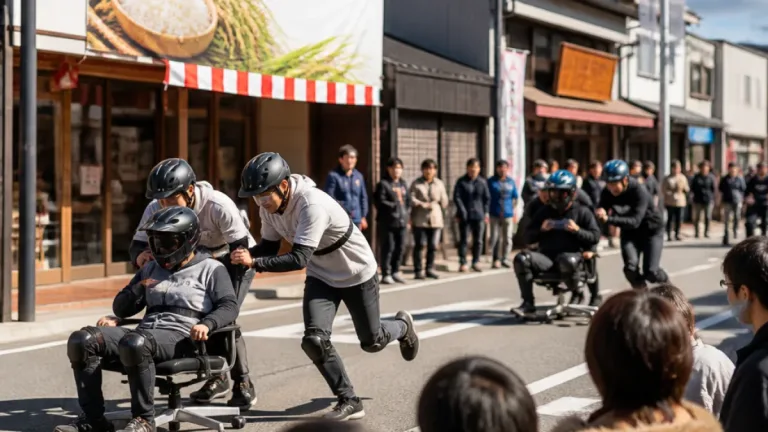 事務いすレースが大槌で11月開催