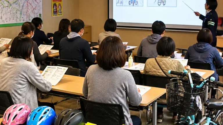 いわきで母の会が自転車ルール再確認 地域ぐるみで子どもの安全を守る動き