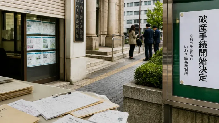 いわきの不動産業者に破産手続き開始決定、取引先や入居者に影響の可能性
