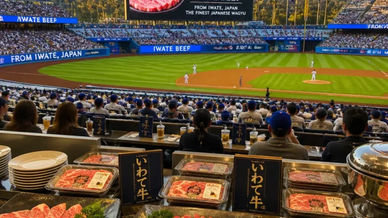 ドジャース戦で「いわて牛」世界発信へ
