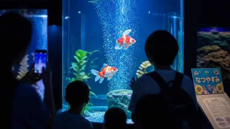 天然記念物の金魚「出雲ナンキン」初公開、水族館で夏の特別展示