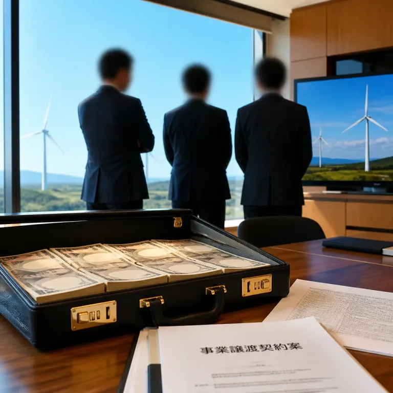 風力発電事業の権利譲渡装い2億円詐取か、3人逮捕