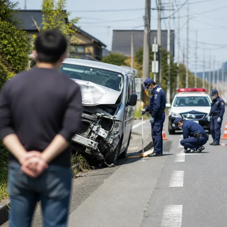 福山市で追突、酒気帯び運転容疑で男を現行犯逮捕