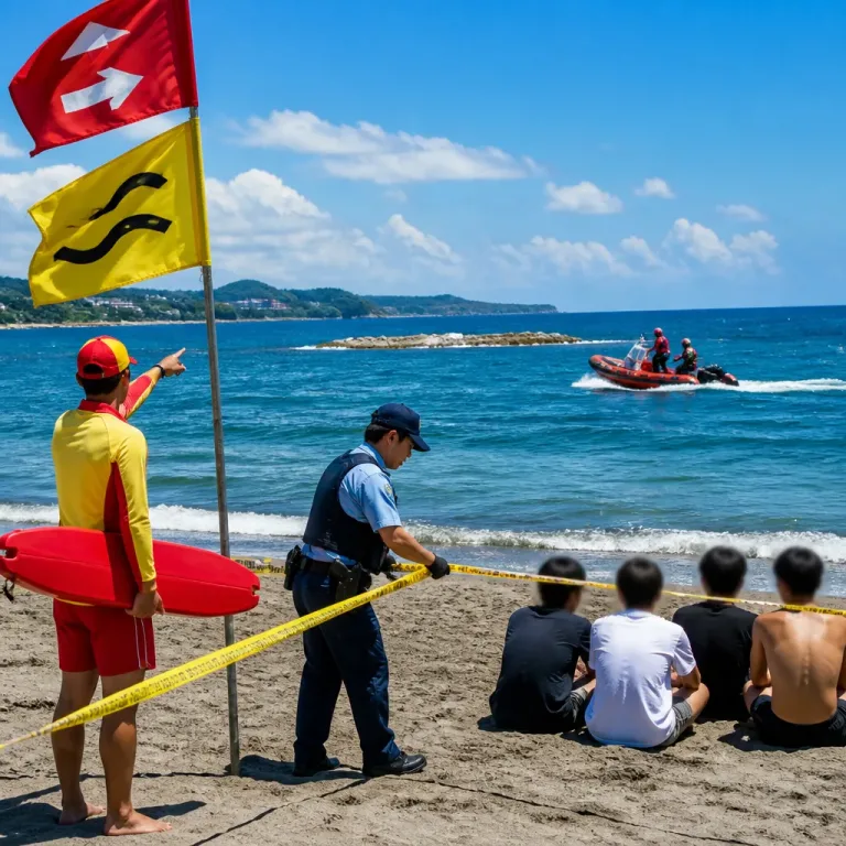 葉山・森戸海岸で18歳が沖合で行方不明、死亡確認
