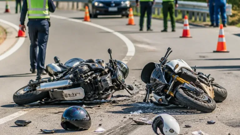 国道でバイク同士衝突、福岡県の男性2人が死亡