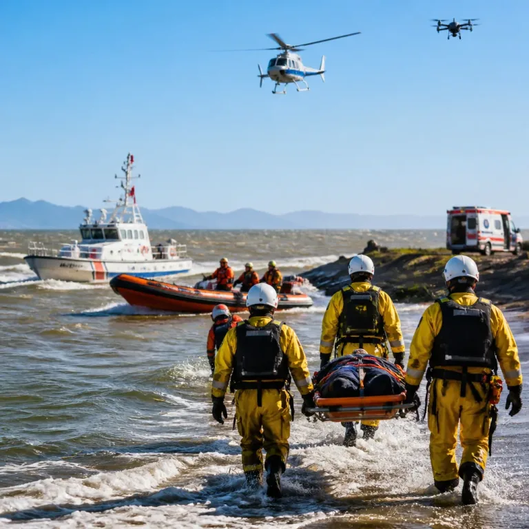 新潟・西蒲の海で3人流され、2人が意識不明で病院搬送