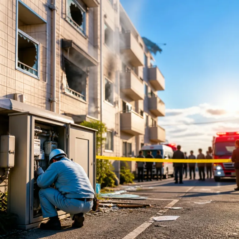 市川のマンション爆発 約5時間半前にガス臭い通報と作業員の対応