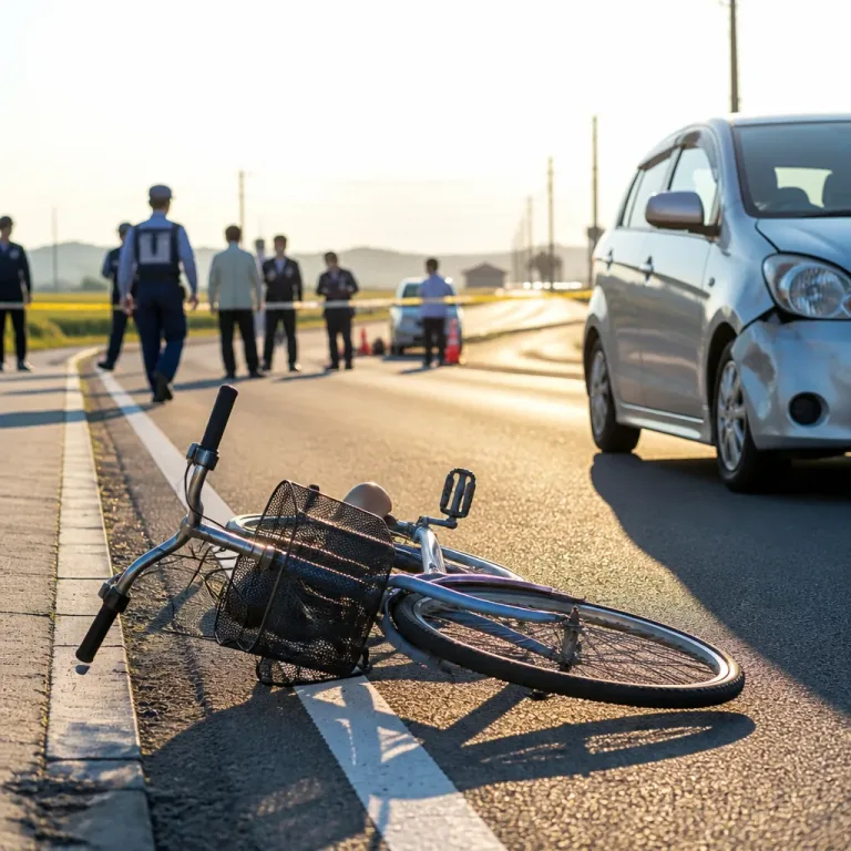 小学生が重傷のひき逃げ、出頭の男を逮捕 容疑を否認