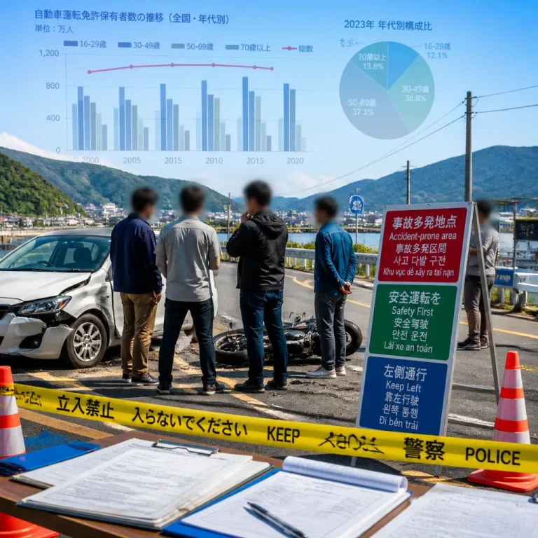 外国人運転者の事故急増と外免切替の課題を検証