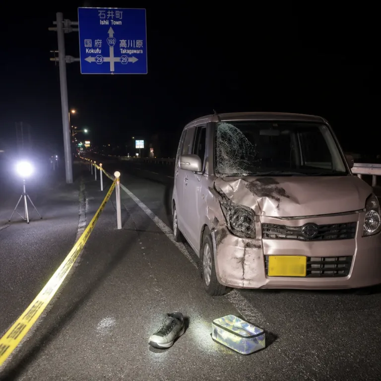 国道横断で女性がはねられ死亡 夜間の歩行安全が問い直される
