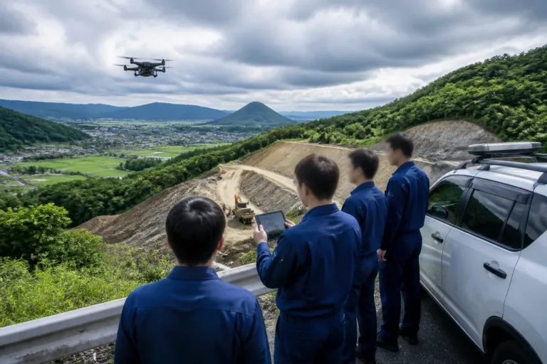 県と市が不法な盛土を一斉監視 さぬき市はドローン活用で上空から確認