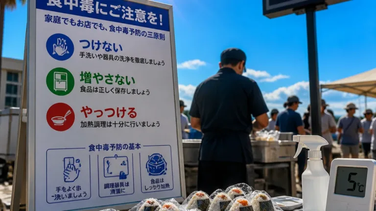 高温続く鹿児島県に食中毒注意報を発令