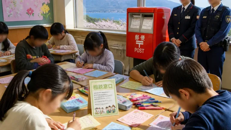 鹿児島でも活かしたい 子どもがはがきで呼び掛ける詐欺被害防止の試み