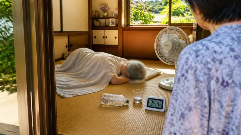 鹿児島・垂水で高齢女性が熱中症疑いで死亡
