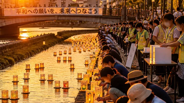 長岡・柿川灯籠流し、継続へ市民と企業の支援呼び掛け