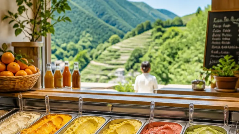 山の恵みで作る上勝のクラフトジェラート、夏のおやつに注目