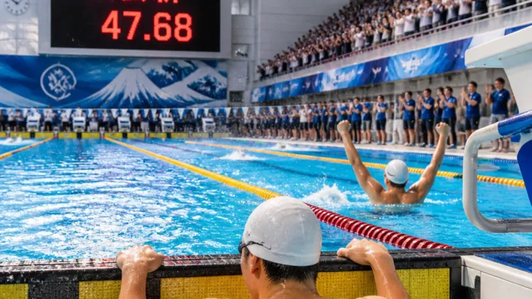 中学総体で藤原が大会新Ｖ、木村は１００平で連覇