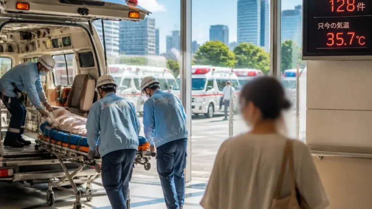 県内で熱中症搬送が急増 乳幼児含む100人、9人が重症