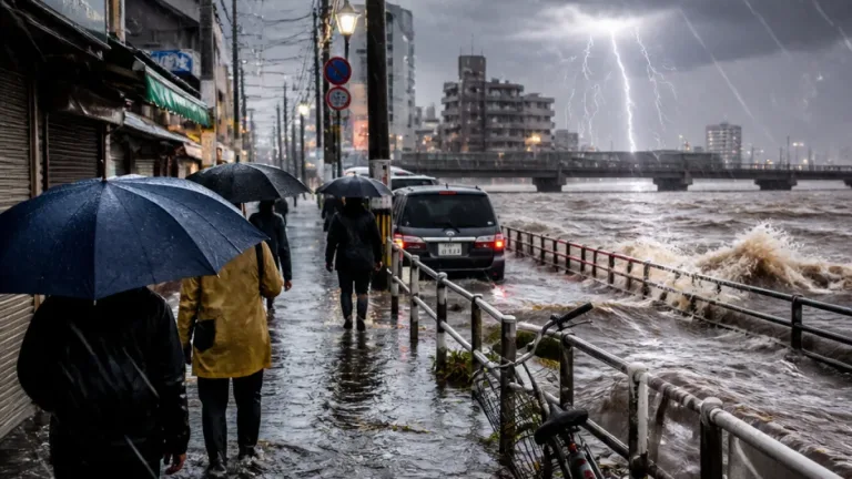 神奈川で２日昼過ぎから雷を伴う激しい雨 浸水や増水に警戒を