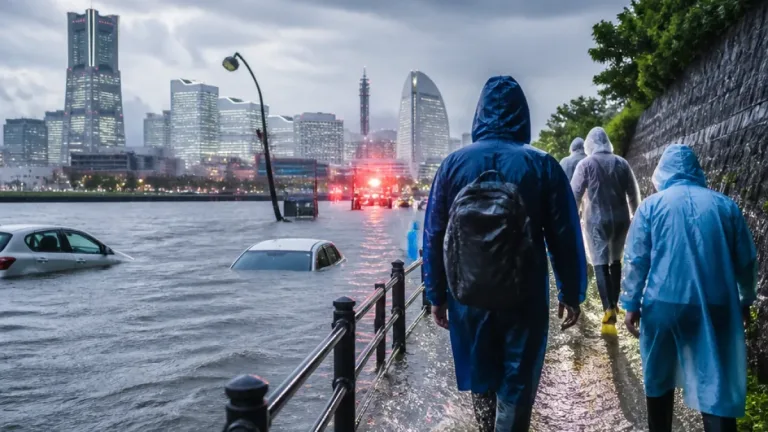大気不安定で激しい雨、浸水に警戒を