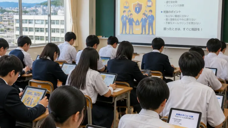 高校生約11.6万人に詐欺対策教材を一斉配布
