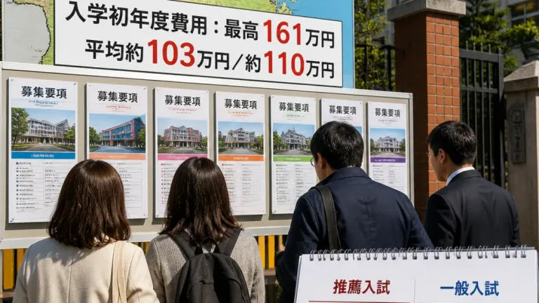 神奈川県、私立入学初年度の費用が上昇 公募校数と入試日程も公表