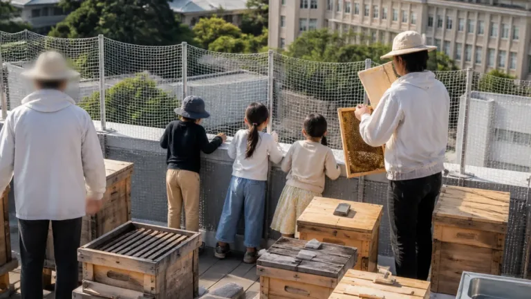 金沢・片町で始まった都市養蜂 街なかで育む自然と学び