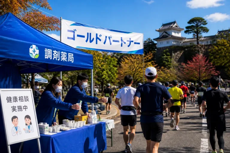 金沢マラソンのゴールドパートナーに県内調剤薬局が続投