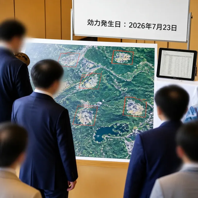 鉱区5カ所を競売対象外に指定 資源管理と環境監督の実務に影響