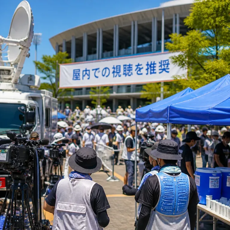 酷暑化で問われる「屋外生中継」の是非と放送の公共性