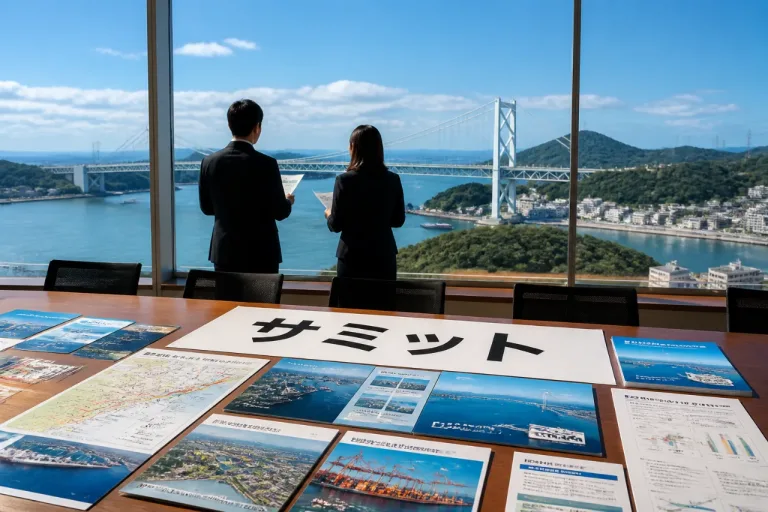関門海峡の魅力発信で北九州と下関、来年度サミット開催合意