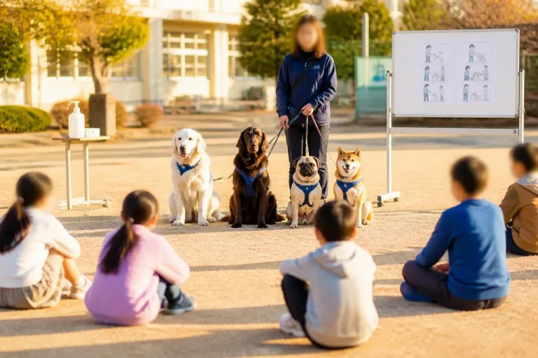 柏ケ谷小で続くセラピー犬交流が示す「学校と動物接点」の意義と柏への示唆