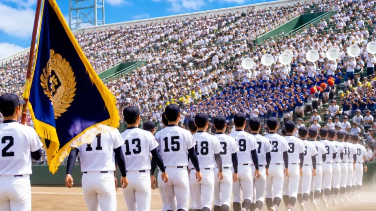霞ケ浦、甲子園で力強く行進