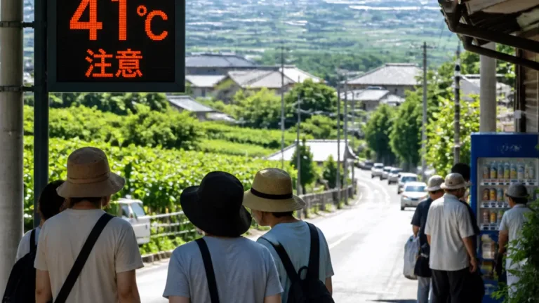 勝沼で41℃の見込み 過去にない猛烈な暑さに備えを