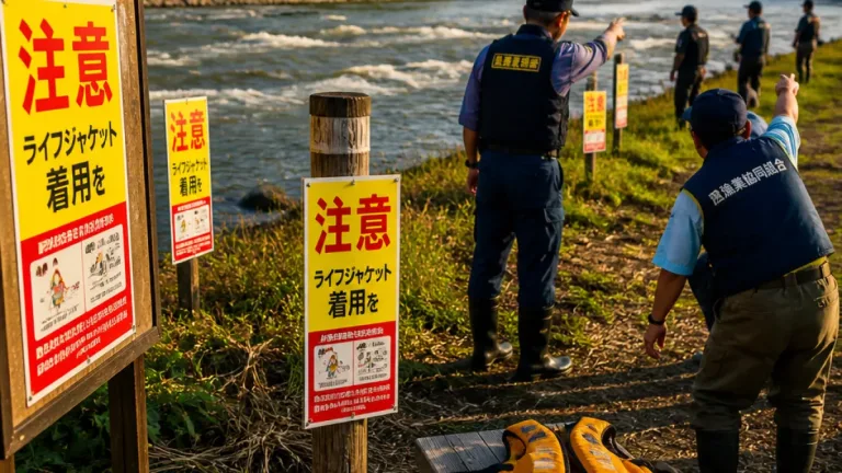 桂川で相次ぐ釣り人の水難 警戒呼びかけ強化