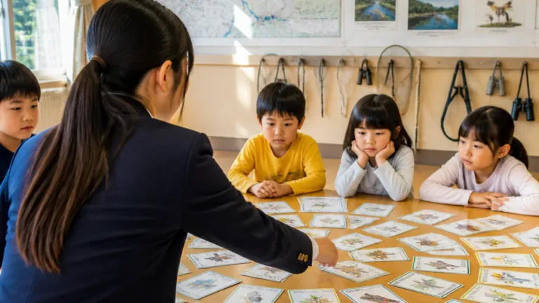 川越の女子高校生作「かるた」で生態系と希少種を伝える