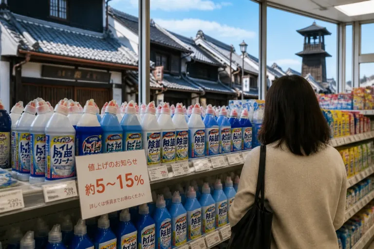 川越の家庭負担に影響 小林製薬が生活用品を値上げへ