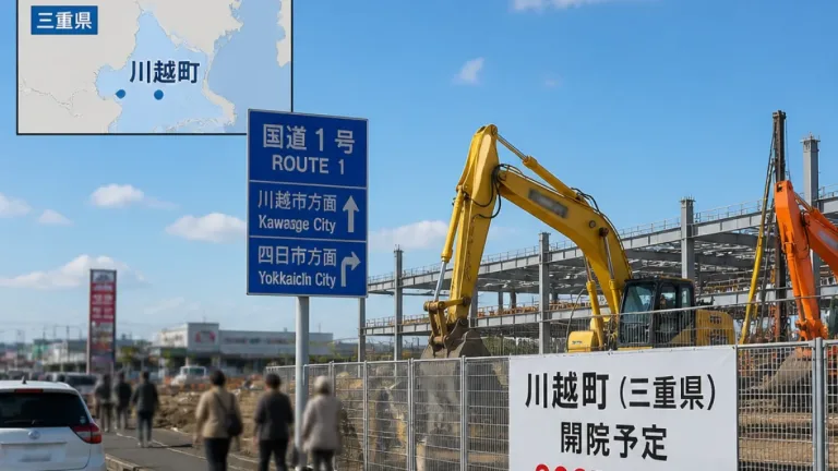 川越で報じられた眼科開院は三重県の「川越町」の件と確認