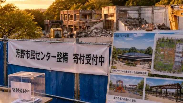 川越・芳野に新たな市民センター整備へ 寄付受付を開始