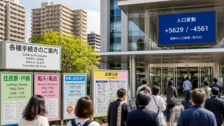 外国人住民の増加と日本人減少が進む川口 地域社会への影響と対応策