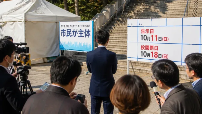 川西市長選に市議・斯波氏が立候補意向 10月に告示・投開票